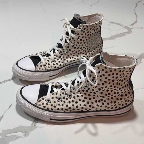Chuck Taylor | Converse All Star Welcome To The Wild Leopard High Top Sneakers - Picture 1 of 10
